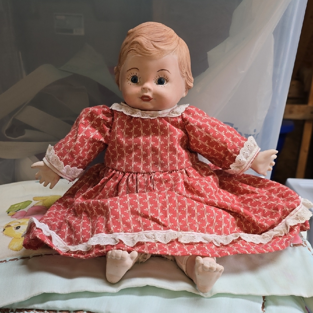 Vintage Porcelain Doll